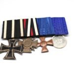 Medal Bar: EK2 (1914), Ehrenkreuz, Preussische DA 9 & 15 Jahre