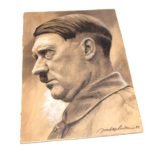 Drawing of Adolf Hitler