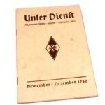 Unser Dienst - Hitler-Jugend - November & Dezember 1940