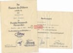 2x Award Docs: Infanterie-Regiment 124 (72.Inf.Div.)