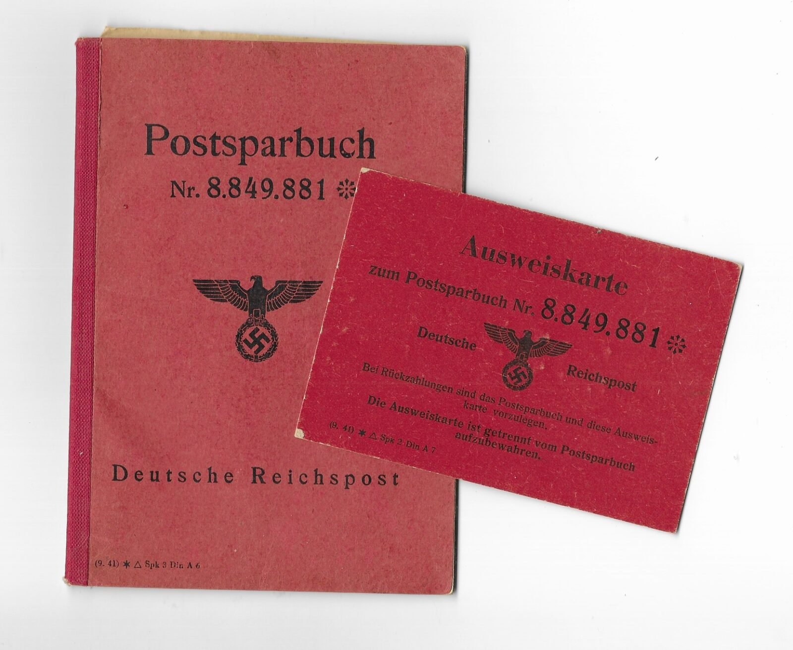 Scan_11-09-2022_1521 Postsparbuch + Ausweiskarte - Image 1