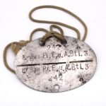 Erkennungsmarke "Bau.Pi.E.u.A.Btl.3"