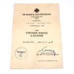 EK2 Award Doc: Grenadier-Regiment 579 (306.Inf.Div.)