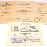 3x Award Doc Set: Fusilier-Regiment 29 (26