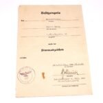Sturmabzeichen Award Doc - Panzerjäger-Abteilung 36 (36.Inf.Div.)