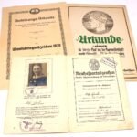 U-boot-Kriegsabzeichen Award Document & Extra