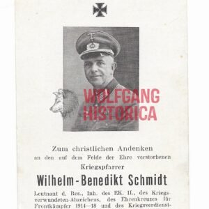 Death Card: Kriegspfaffer - Top Portrait (!)