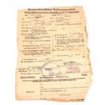 Reichsarbeitsdienst-Entlassungsschein