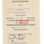 Wound Badge in Black - Heeres-Flak-Artillerie-Abteilung 278