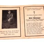 Battle of the Bulge Death Card - December 1944