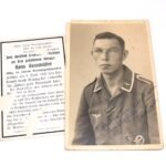 Studioportrait & Death Card - Kampfgeschwader 2