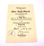 2x Award Docs: Feldlazarett 667 (Tunis, Afrikakorps!) - Image 2