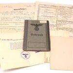 Wehrpass A.R.272 & Gren.Rgt.982 (WIA Normandy) (272.Inf.Div.)