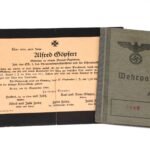 KIA Wehrpass PzJgAbt708 (708.Inf.Div.) (France EK2 '44)