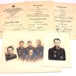 3x Award Docs: DKIG-Holder Hans-Joachim Brüdigam (KIA France '44)