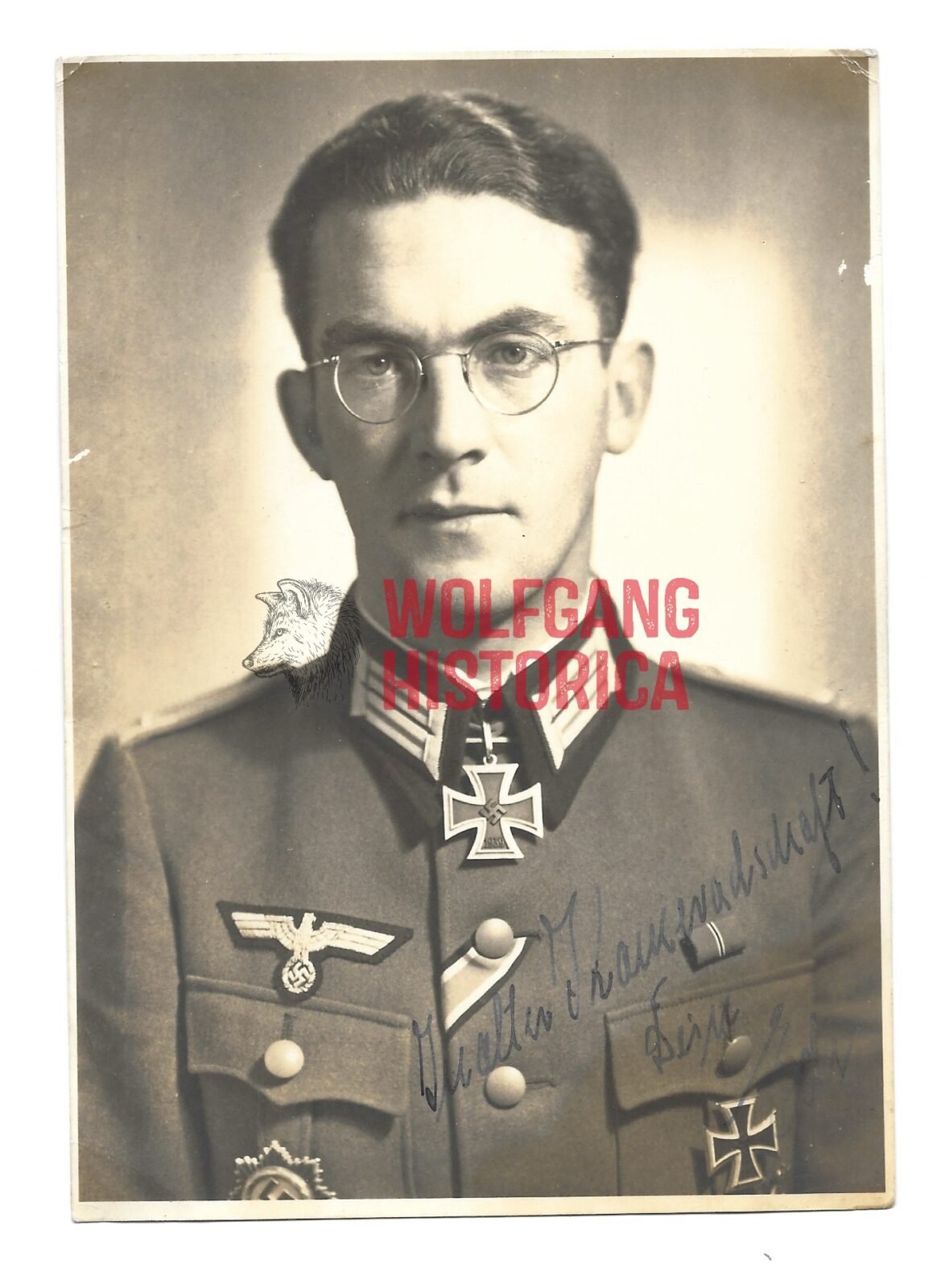 Foto_2022-12-30_164955 Studioportrait of Eduard Kraus (Pz.Gren.Rgt.14 - 5.Pz.Div.) (DKIG+RK) - Image 1