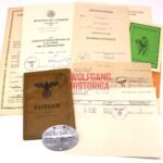 Set Art.Rgt.185 Normandy! (85.Inf.Div.) (EKM, Soldbuch & Award Docs)