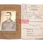 Soldbuch Oberstleutnant - Eisenach, Belgien, Dnjepropetrowsk (8x Awards) (Died July '45)