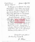 Friedrich Wiese – Infanterie-Regiment 38 & XXXV. Armeekorps (Oakleaves) - Image 2