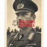 Alfred Gause – Panzergruppe “Afrika” (Stabschef of Erwin Rommel) (Wartime Signed)