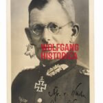 Maximillian von Weichs - 2. Armee & OB Südost (Eichenlaub) (Stalingrad) (Wartime Signed)