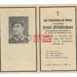 Death Card: Died December 21, 1945 in Colorado (?), USA (POW)