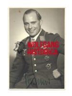 Alfred Druschel – Schlachtgeschwader 1 (Stalingrad, Schwertern) (Wartime Signed) (MIA 1945)