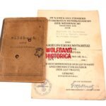 Soldbuch & Award Document - Luftschutz-Polizei München