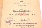 EK2 Award Doc: July 1940 - Infanterie-Regiment 243 (60. Infanterie-Division) - Image 2