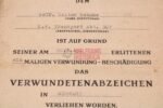 Wound Badge in Black Award Doc: Kraftwagen-Abt. 901 (Wounded March '45!) - Image 2
