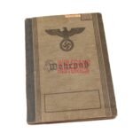 Wehrpass Inf.Rgt.65 & San.Kp.240 (170.Inf.Div.) (KIA, 2x Awards)