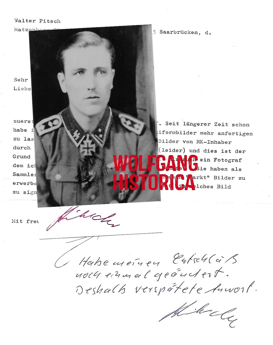 411-8 - Pitsch Walter Pitsch – SS-Flak-Abteilung “LSSAH” - Image 1