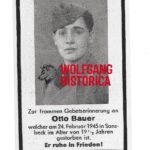 Death Card: Stug Soldier KIA in Germany, 1945