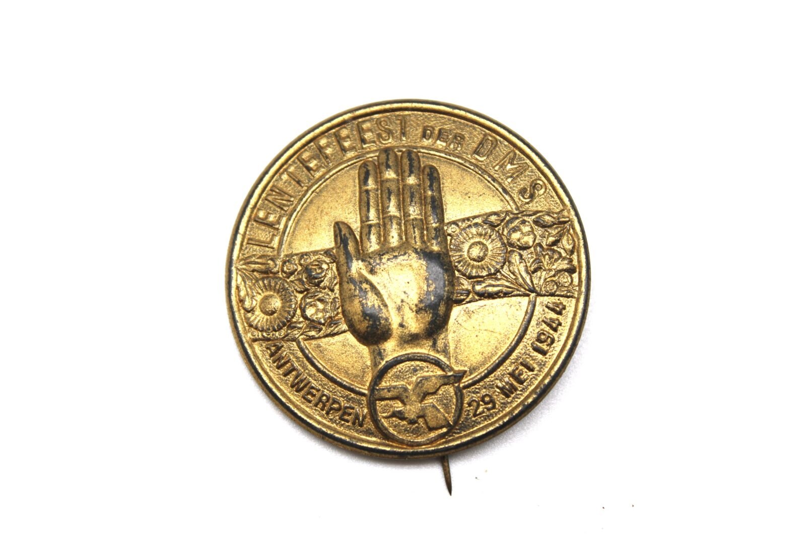 IMG_5926 NSJV - DMS "Lentefeest der DMS, Antwerpen 29 Mei 1944" Pin - Image 1