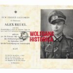 Death Card: Wehrmacht Officer (Top Photo)