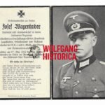 Death Card: Wehrmacht Officer (Top Photo)