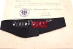 Reichsarbeitsdienst "Emsland" Cufftitle & Award document - Image 3