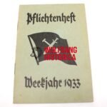 Pflichtenheft Werkjahr 1933 (Norddorf auf Amrum)