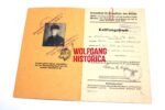 Reichsjugendsportabzeichen Award Booklet + Cloth Badge