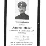 Death Card: Police Officer that died in 1951 (wartime photo on card)