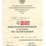 KVK2X Award Doc: Heeresstreifendienst (!) ("Hoth" Doc Style Variant!)