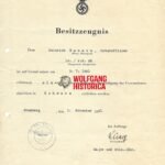 Wound Badge in Black Award Doc: Infanterie-Regiment 96 (32. Infanterie-Division)