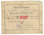 Reserve-Infanterie-Regiment 77 - EK2 & VWA Document Set (Flandern u. Artois) - Image 3