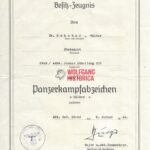2x Award Docs: Doctor in schwere Panzer-Abteilung 509 (Tiger & King Tiger!)
