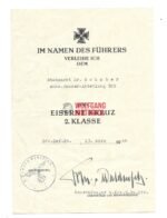 2x Award Docs: Doctor in schwere Panzer-Abteilung 509 (Tiger & King Tiger!) - Image 2