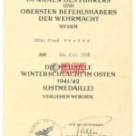 Winterschlacht im Osten Award Doc: Nachschub-Bataillon 23