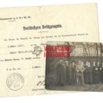 Eisernes Kreuz 2. Klasse (1914) Award Doc: Jäger-Bataillon 12