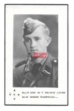 Flemish Waffen-SS Death Card: Juul Geurts (First Flemish EK1-bearer)