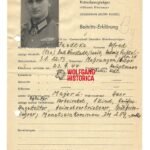 GdR Membership Application of Alfred Jaedtke – Panzergrenadier-Regiment 14 (5. Panzer-Division)