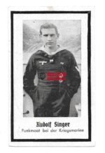 Deathcard of U-Boot Crewmember – U-3520